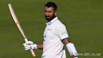 County Championship: Cheteshwar Pujara hits ton as Sussex close on Durham total