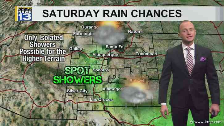 Spotty rain chances, warmer this Easter Weekend