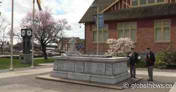 Legion members speak out after cenotaph outside Museum of Surrey vandalized