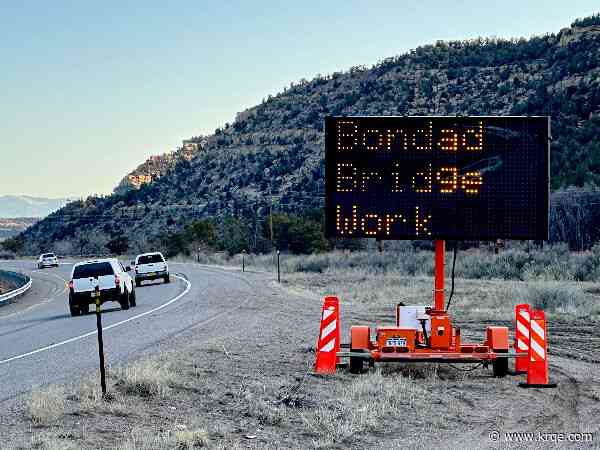 Bridge work near NM Stateline to delay travelers on Monday, Tuesday