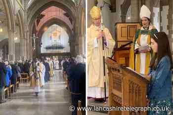 Clergy gather at Blackburn Cathedral for Chrism Eucharist