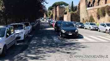 C’era una volta il progetto del parco delle mura aureliane: ora viale Castense è diventato un parcheggio