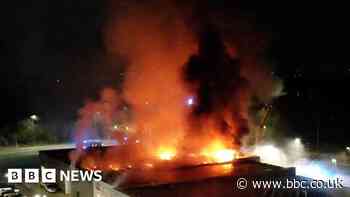 Fire breaks out at Jaguar Land Rover salesroom in Preston