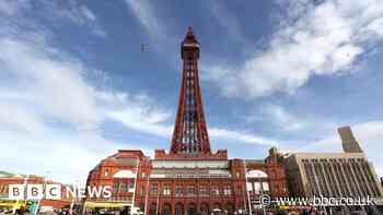 Blackpool Tower creator's great-grandson visits for first time