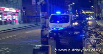 Riot police storm theatre amid 'disgusting' behaviour from audience members