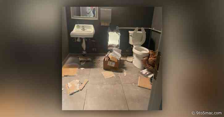 Thieves cut a hole in a bathroom wall to steal $500k worth of devices from Apple Store