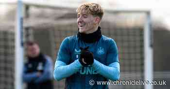 Section of Newcastle United supporters pose Anthony Gordon question after Brentford snub