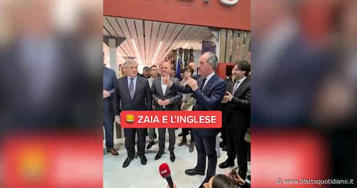 Zaia alla prova con l’inglese: “Il Veneto è la regione migliore del mondo, dove i piccioni camminano e i leoni volano”
