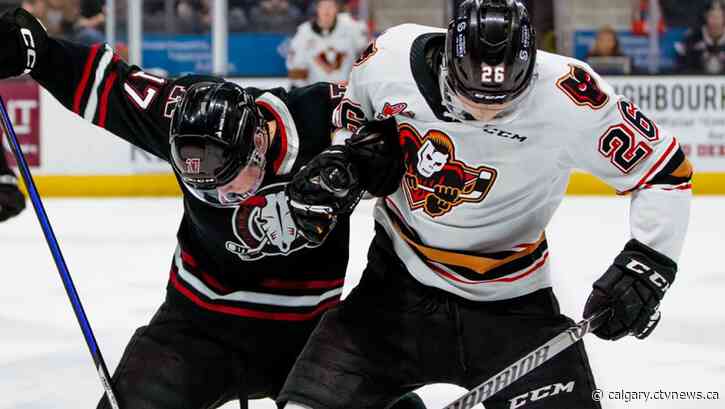 Hitmen season ends in crushing overtime defeat to Red Deer