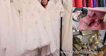 The Whitley Bay charity shop packed with designer wedding dresses and Victoria Beckham frocks -  including a £6k gown on sale for £150