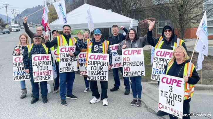 Striking bus drivers to hold rally in downtown Chilliwack this week