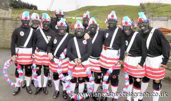 Controversial Britannia Coconut Dancers perform in Bacup