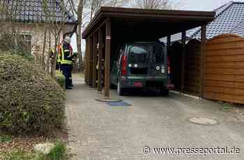 FW-ROW: ## Säureangriff auf PKW ## Brennt Trecker ##