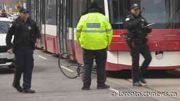 Cyclist struck by Toronto streetcar in Little Portugal
