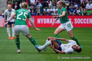 Swanson Injures Left Knee in US Match Against Ireland