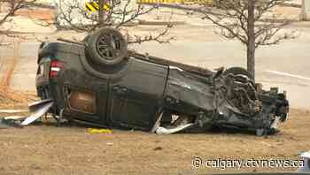 2 people hospitalized following vehicle rollover