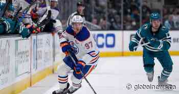 Connor McDavid reaches 150 points as Edmonton Oilers swamp Sharks