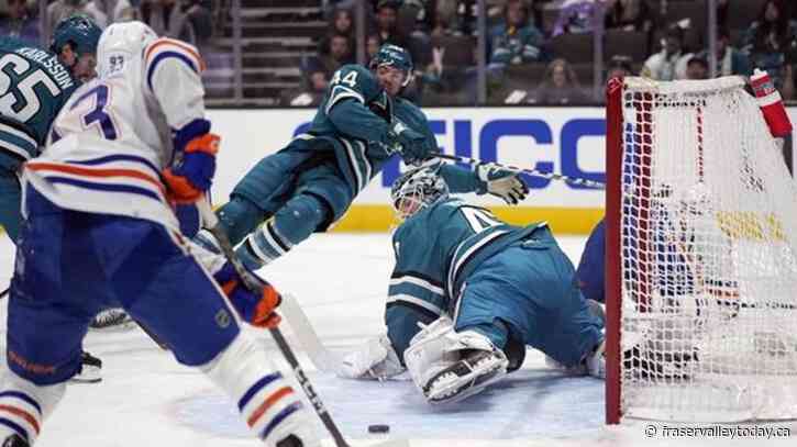McDavid reaches 150-point milestone; Oilers beat Sharks 6-1