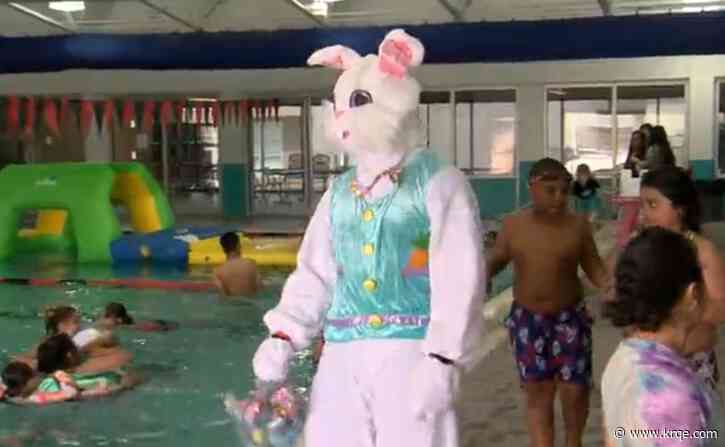 Rio Grande Indoor Pool sends kids on underwater egg hunt