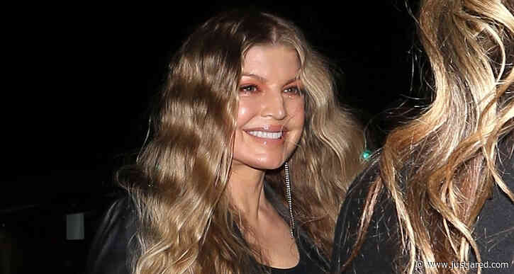 Fergie Enjoys Rare Night Out with Friends in Santa Monica