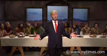 ‘S.N.L.’ Brings Donald Trump to the Last Supper for Easter Weekend