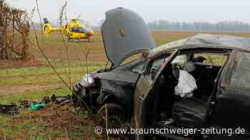 Auto überschlägt sich bei Groß Schwülper – Verletzter