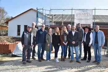 Willebadessen: Kita Zipfelmütze feiert Richtfest nach vier Wochen