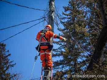 UPDATE: Power has been restored to all Ottawa customers, except for a small pocket in College Ward