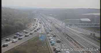 M4 traffic live: Queuing traffic and lanes closed due to car fire