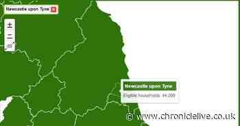 Map shows how many households will receive £301 cost of living payment where you live