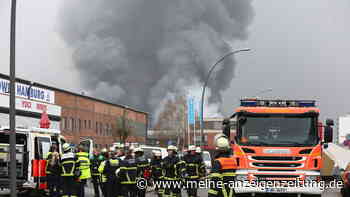 Großbrand in Hamburg – die Fotos aus Rothenburgsort