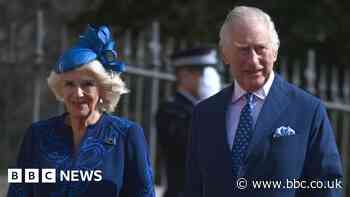 King Charles joined by family for first Easter service as monarch
