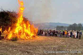 Osterfeuer im Altkreis Halle: Amshausen macht Karsamstag den Auftakt