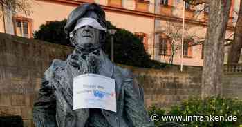 Bayreuth: Wissenschaftler und Akademiker nutzen Statuen für Protest am Ostersonntag - "dies ist ein Klimanotstand"