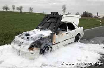 POL-PDWIL: Diebstahl aus verbranntem Fahrzeug