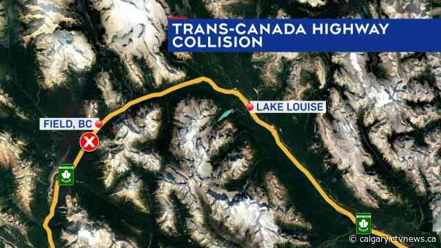 Trans-Canada re-opens near Field, B.C., after crash