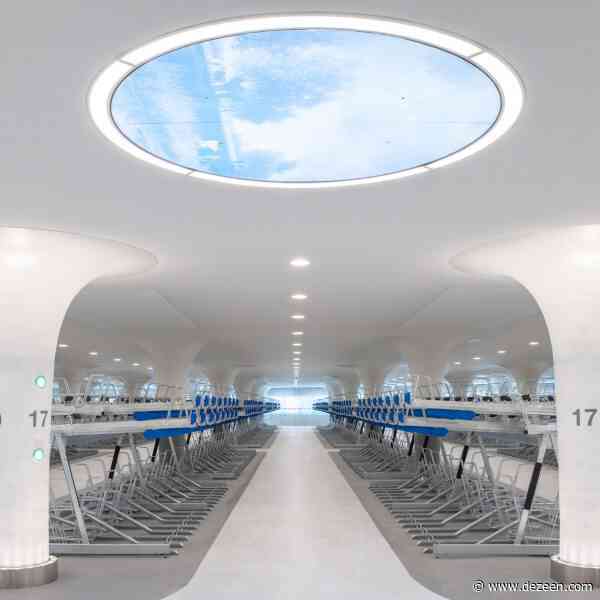 Wurk designs underwater parking garage for 7,000 bicycles in Amsterdam