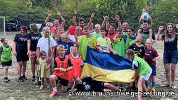 Fußballspiele für geflüchtete Kinder in Schöningen
