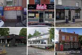 Blackburn with Darwen takeaways and pubs awarded food hygiene ratings