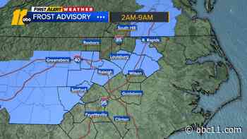 Morning Freeze & Frost, Sunny Stretch Ahead