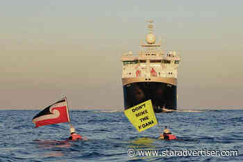 Indigenous Pacific activists protest deep-sea mining