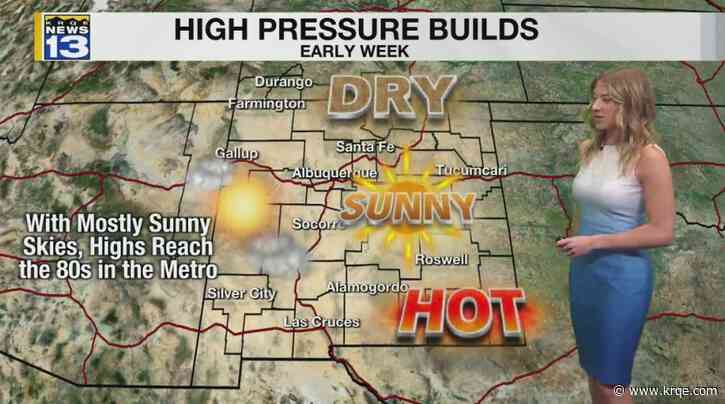 Warm, mostly sunny across New Mexico Monday