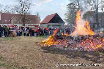 In Enger und Spenge leuchten die Osterfeuer