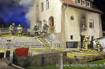Haus in Büren-Brenken nach Kellerbrand unbewohnbar