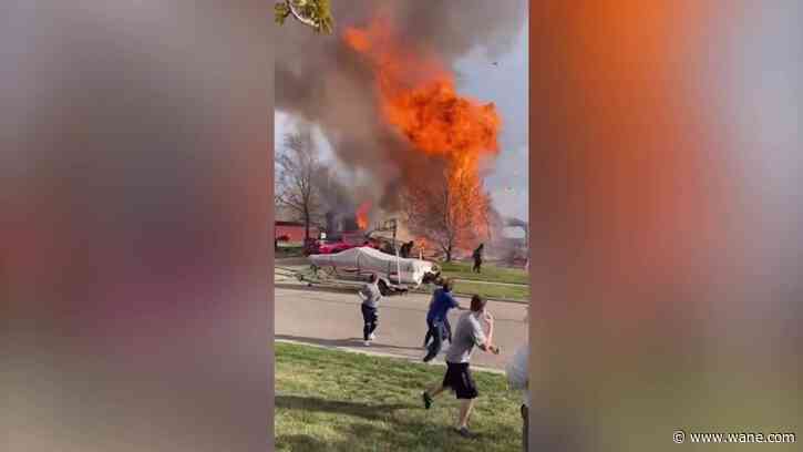 'Like a bomb going off': Explosion at Kansas home caught on camera