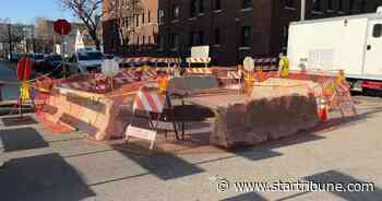Sinkhole opens on Minneapolis street in Uptown