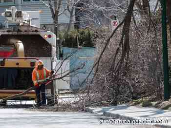 Quebec ice storm: 21,099 Montreal customers remain without power Monday morning