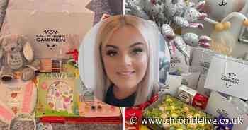 Heart surgery survivor brings joy to children in Freeman Hospital over Easter