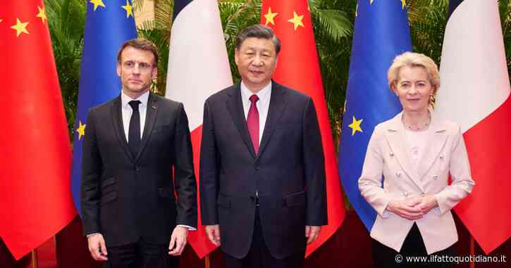 Macron di ritorno dalla Cina: “L’Europa deve ridurre la sua dipendenza dagli Stati Uniti ed evitare di essere coinvolta in crisi di altri”
