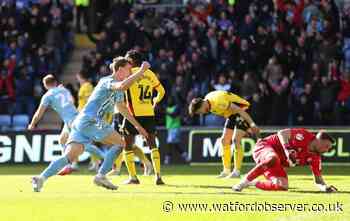 Watford took only a point despite leading 2-0 at Coventry